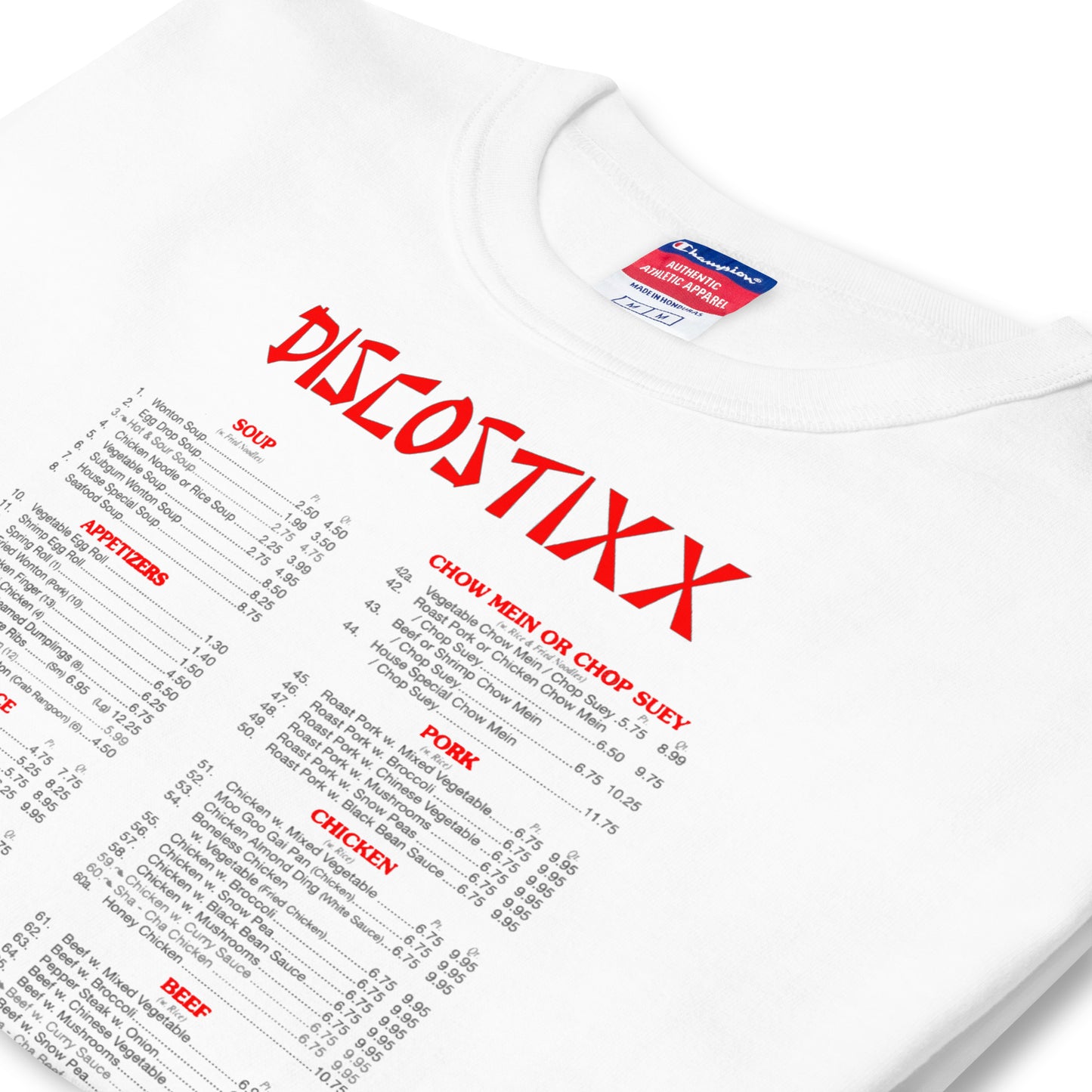 DISCOSTIXX Men's Champion T-Shirt (CHINESE)